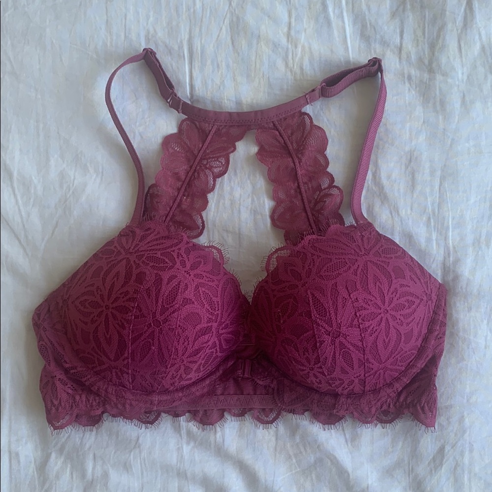 PINK Victoria's Secret Lace Racerback Bra